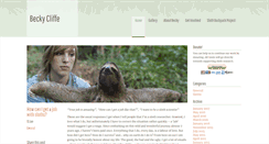 Desktop Screenshot of beckycliffe.com